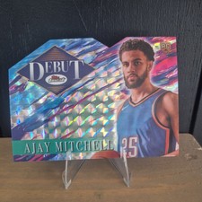 2024-25 TOPPS FINEST DEBUT DIE-CUT GEOMETRIC REFRACTOR #D-29 AJAY MITCHELL (RC)