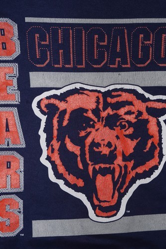 Vintage 90s Chicago Bears Navy Graphic Sweatshirt (M)