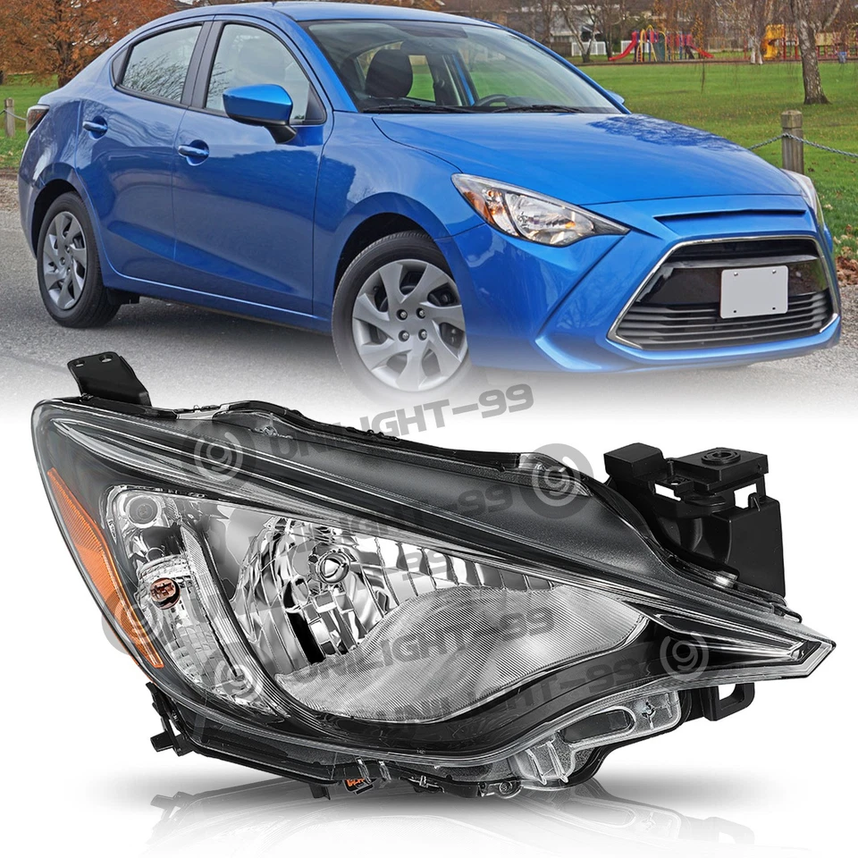 For 2016-2019 Toyota Yaris Yaris iA Sedan Headlight Halogen Passenger Right Side - Image 2 of 4