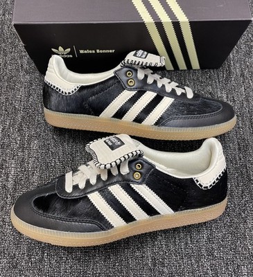 Black WALES BONNER x adidas originals Samba Pony Tonal for US Men Women Shoes
