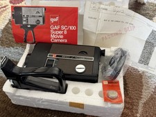 Vintage GAF SC/100, SC-100, SC 100, Super 8 Movie Camera, Great Shape, Video