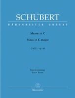 Franz Schubert | Mass | C Major | Klavierauszug | BäRenreiter Verlag