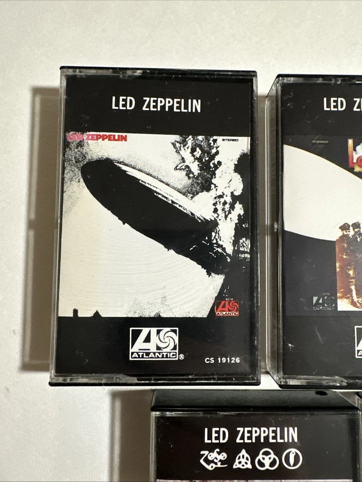 Led Zeppelin I,II,III, IV, Physical Graffiti 1975 Cassette Tape Lot Tested - Image 2 of 4