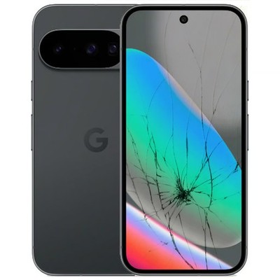 ［新品未開封］Google　pixel10a 128GB　Obsidian Google Pixel 10a 128GB Obsidian Unlocked Cracked Screen - Fully