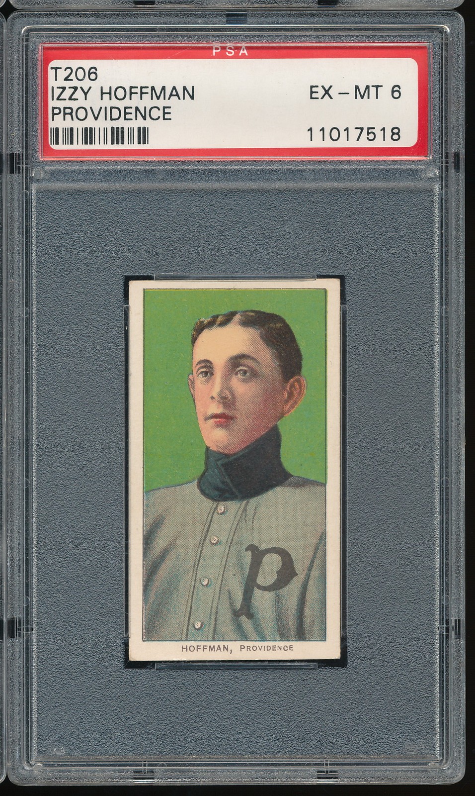 T206 Piedmont 350/25 Izzy Hoffman PSA 6 - Providence - POP 22 - centered