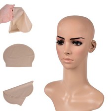 Fake Latex Flesh Skin Unisex Bald Head Wig Cap Rubber Skinhead Costume Prank us