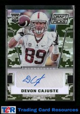 2016 Prizm Collegiate Draft Picks #141 Devon Cajuste Prizms Camo #/199 Auto