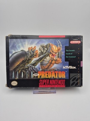 Alien Vs Predator (Super Nintendo, SNES) Cart + Box