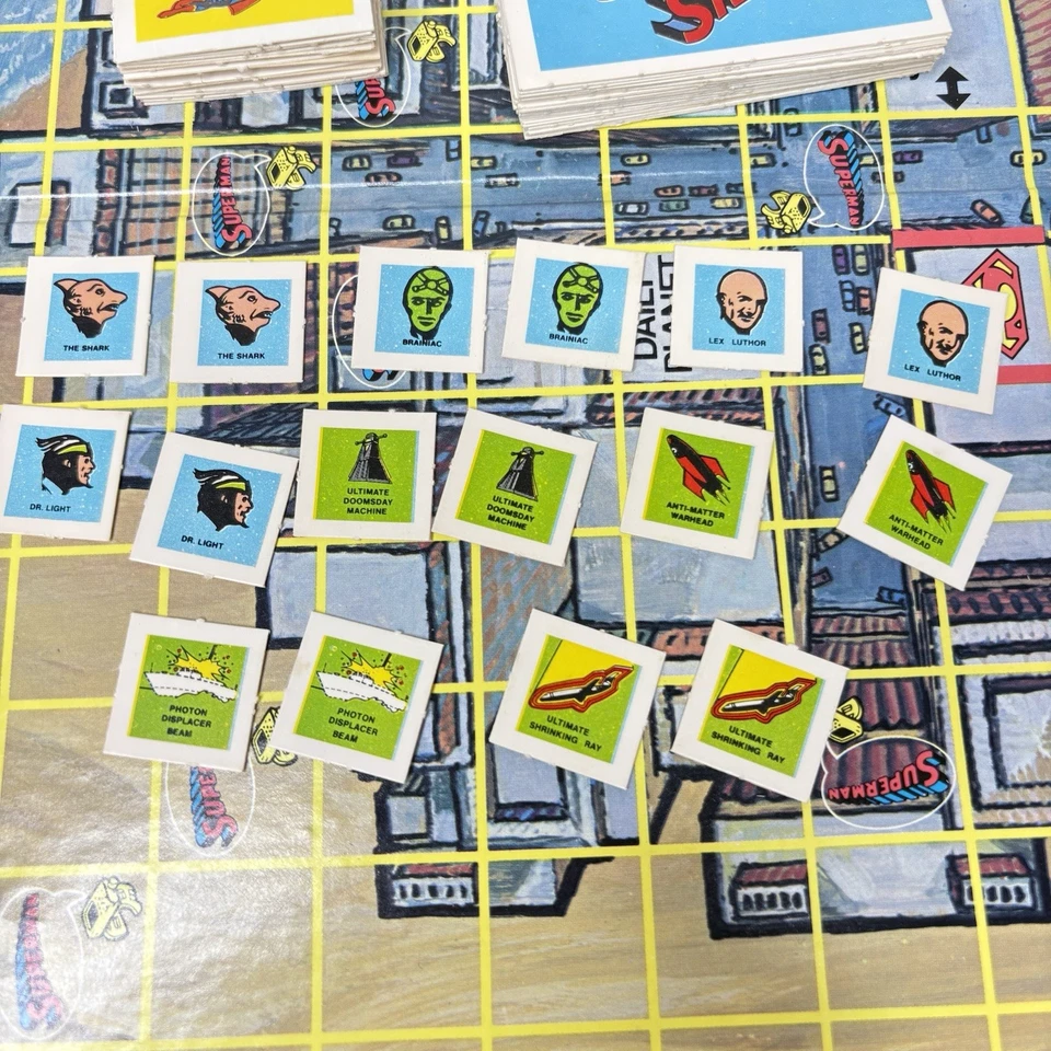 Vintage Hasbro Superman Board Game DC Comics Inc 1978 100% Complete Super Man - Image 3 of 4
