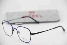NEW MOREL NOMAD 40091N PN06 BLUE GREEN BLACK AUTHENTIC W/CASE EYEGLASSES 50-18