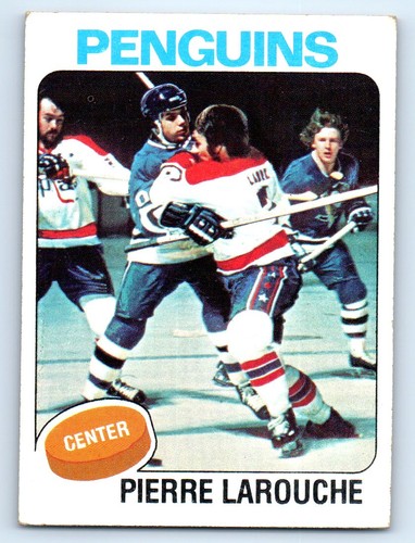 Pierre Larouche #305 1975 Topps card