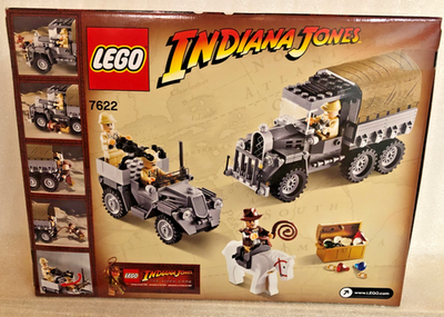 7622 RACE FOR THE STOLEN TREASURE Indiana Jones lego set factory