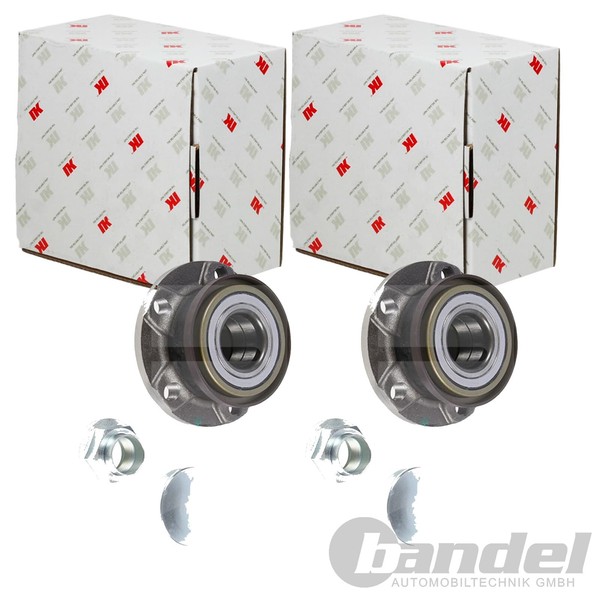 2X Nk RADLAGER-SATZ Hinten Passend FÜR Alfa Romeo 147 156 Gt Links+Rechts |-image