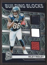 2019 Panini Spectra Football Building Blocks JERSEY BALL BB19 Riley Ridley 08/99
