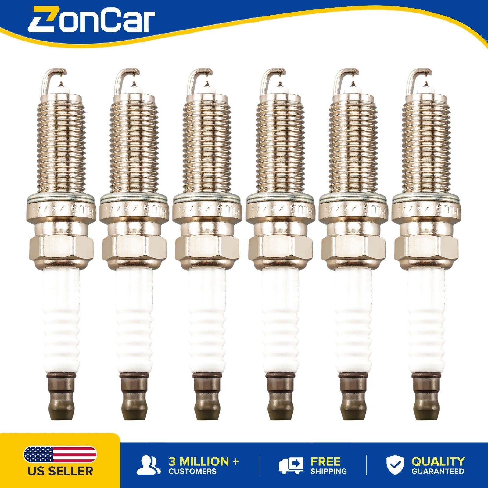 6Pcs Iridium Spark Plugs Fits Nissan Pathfinder 2015 2016 2017 2018 2019 2020
