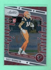 2024 Panini Absolute Casey Washington #101 Rookie Card Atlanta Falcons. rookie card picture
