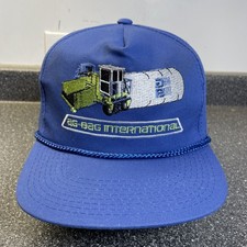 Vintage Ag-Bag International Harvest Embroidered Combine Hat Cap SnapBack Farmer