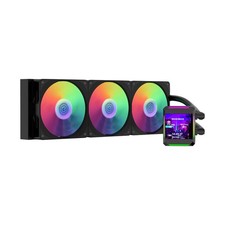 AIO CPU Liquid Cooler with 2.8in IPS LCD Screen Display, 320  320 Resolution...