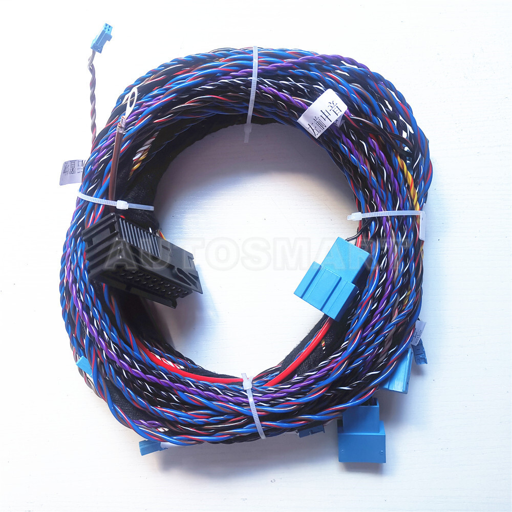 Retrofit Stereo Speaker Amplifier Wiring Harness Kit For BMW Audio