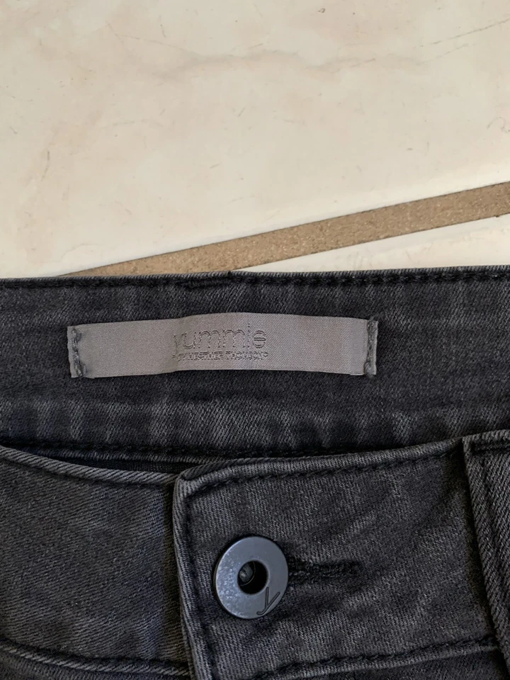 YUMMIE by Heather Thomson Washed Black ROCK WHAT YOU GOT Slimming Jeans Sz 30 - Изображение 4 из 4