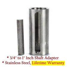 New 3/4" to 1" inch w/Step Key Gas Engine Crank Shaft Sleeve Adapter Predator(1)