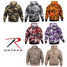 Rothco Camouflage Tactical Fleece Military Pullover Hooded Sweatshirt