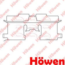 Fits Lacetti Nubira 1.4 1.6 1.8 Brake Pads Fitting Kit Rear Howen