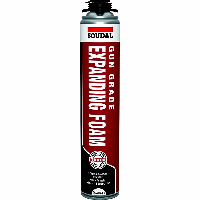2 x Soudal Gap Filler Expanding Foam Gun Grade