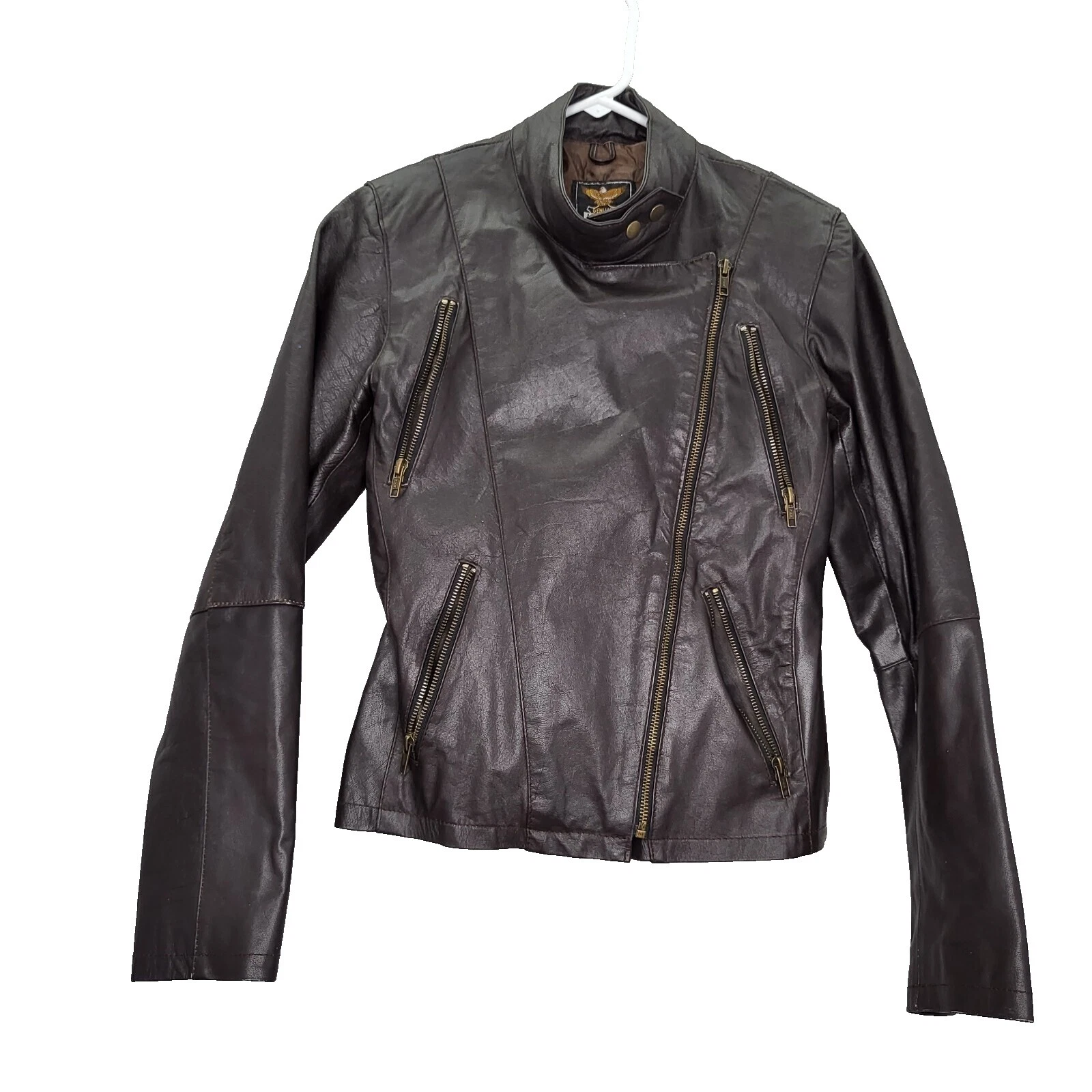Brown Leather Vintage Coats, Jackets & Vests for Women