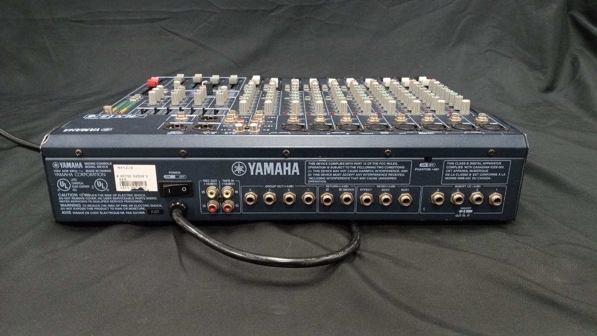 Yamaha MX12/6 Analog Mixing Board with 12 Input Channels | eBay