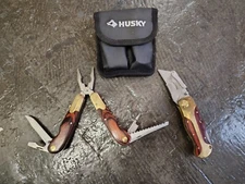 HUSKY Limited Edition 25th Annivery Multi-Tool set, Box Cutter Knife Carry Case