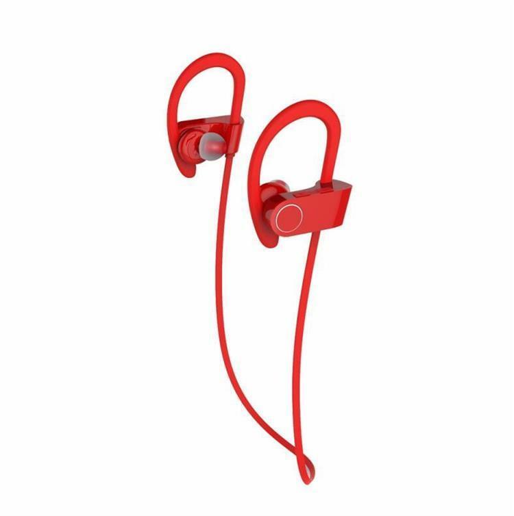 Red Bluetooth Headphones Earphones Headset for iPhone X 8 7 6 5 Samsung HTC LG