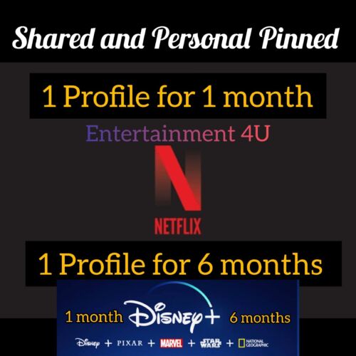 1 Month⚡ & 6 Months⚡NETFLiiX 4K 1-PROFILE Delivery 15 mint to 2 Hours - Afbeelding 1 van 15