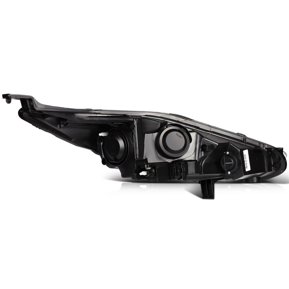 Pair Headlights Assembly For 2014-2018 Ford Fiesta Black Housing W/Bulbs LH&RH - Imagem 4 de 4