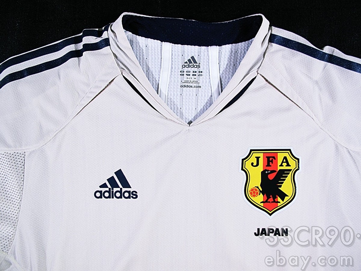Men's adidas Japan 2004 Away Player issue soccer jersey