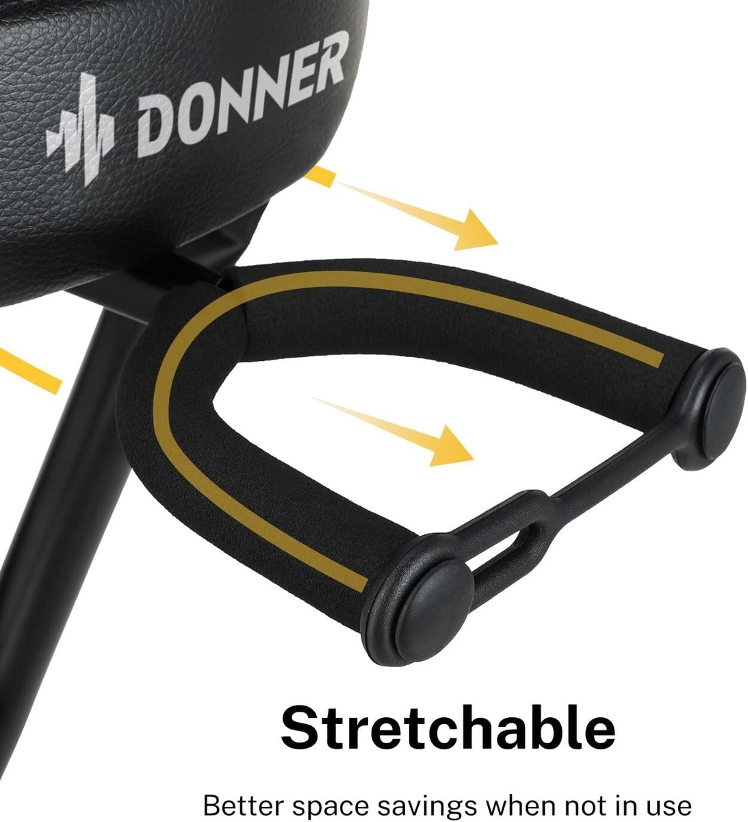 Perfeclan Gitarrenhocker Sitz Gitarrenstuhl Ergonomische Rückenlehne Tragbarer Stuhl Mit Halterung Zum Spielen Hocker E-Gitarristen Bass
