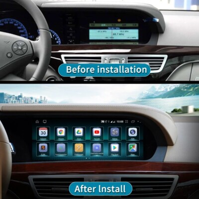 10.25'' Screen 6+64GB Car Stereo For Mercedes Benz S-Class W221 Android Display