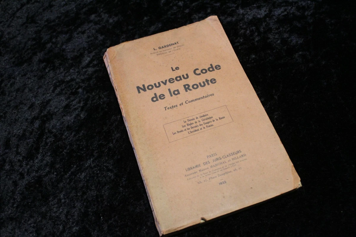 Document Ancien Les Routes – Extrait Livre 1949, Après-guerre