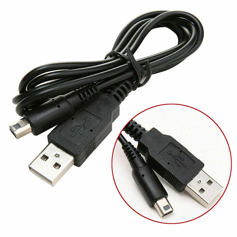 USB Data SYNC Charger Charging Cable Lead for Nintendo 2DS 3DS DSI XL NDSi Game - Image 4 of 4