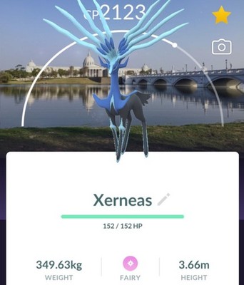 Pokemon GO - Xerneas (BG) - Pokémon Go Tour Kalos Taiwan Location Background