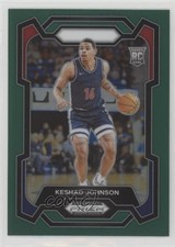 2024-25 Panini Prizm Draft Picks Green Prizm Keshad Johnson #66 1a7j