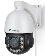 Jennov 6MP POE PTZ Security Camera Outdoor 20X Optical Zoom Auto-tracking Onvif