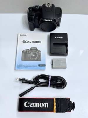 Digitalkamera Canon EOS 1000D / Digital 10.1MP Live View / nur 14657 Auslösungen