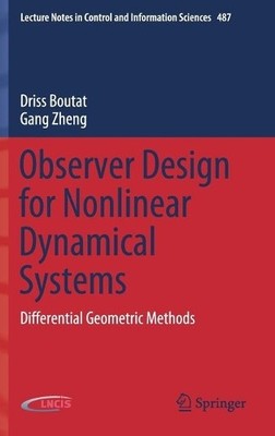 Observer Design for Nonlinear Dynamical Systems - 9783030737412