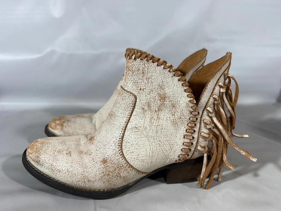 Circle G Corral Flecos Botín Cortie Envejecido Talla 9.5 Botas Occidentales Mexi Foto 3 de 4