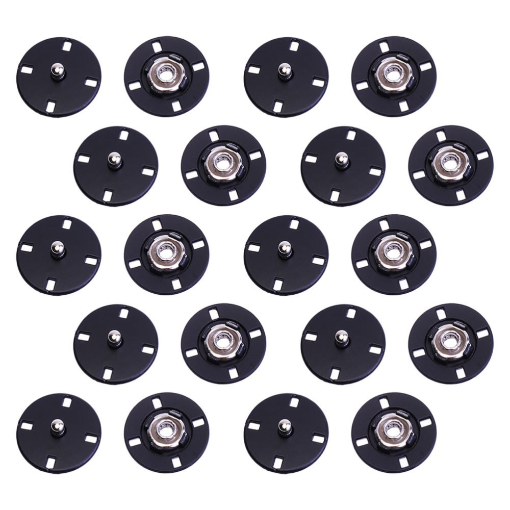 10 Pcs Sew on Snaps for Clothing Zinc Alloy Button Coat Buttons Women