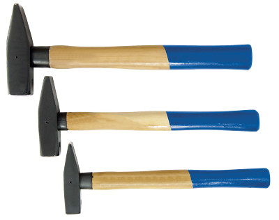 SW-Stahl 50930L 3 tlg Schlosserhammer Set Hammer Satz 300g 500g 800g Holzstiel