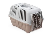 Trasportino per Cane e Gatto Pratiko con porta in metallo