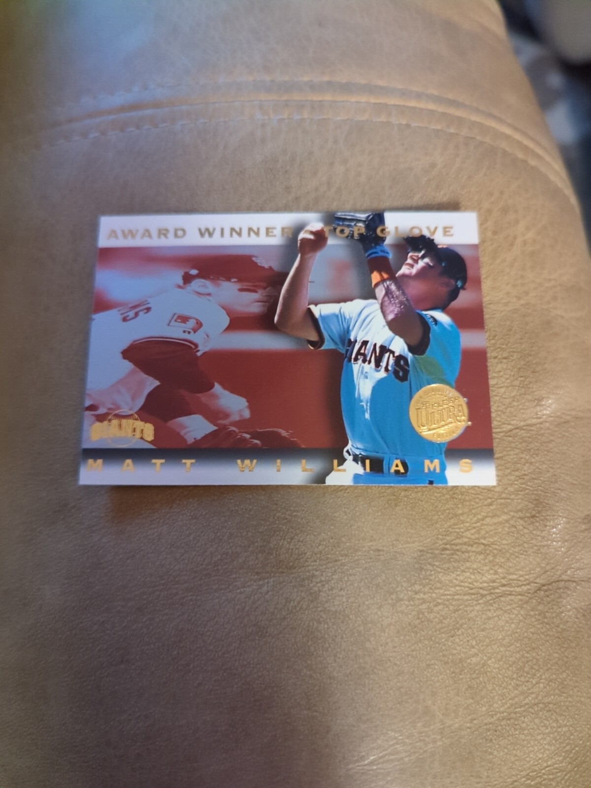 Matt Williams 1995 Ultra Award Winners Gold Medallion