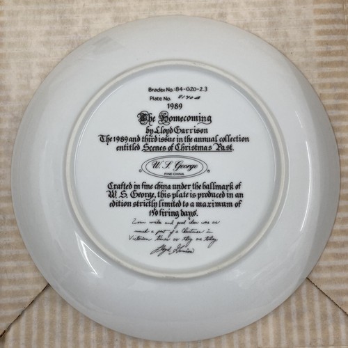 Lloyd Garrison “The Homecoming” 1989 Bradford Plate 22K Rim 8-1/2” Box & COA A7 - Picture 2 of 11